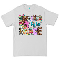 Dove Grey saved by his grace Premium Tee - AdoDesignShop