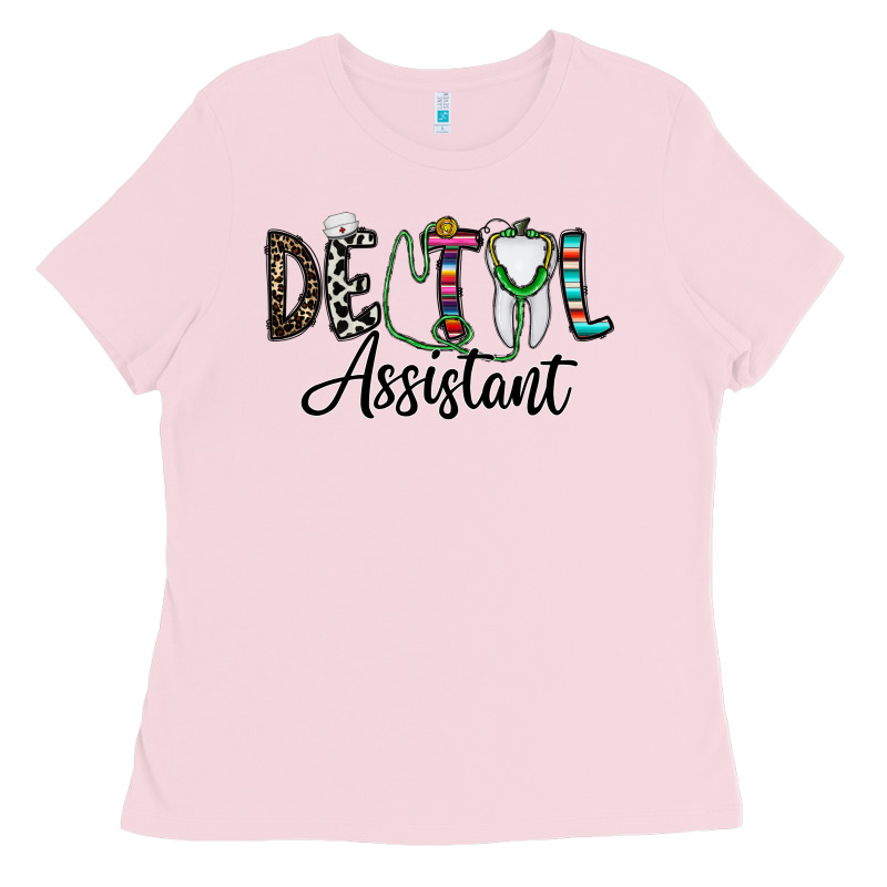 Dentalassistant Ladies Tee by CowhideDigitalArt | Teevron