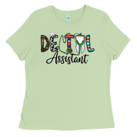 Matcha dentalassistant Ladies Tee - CowhideDigitalArt