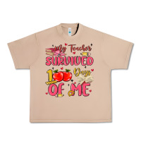 Burro my teacher survived 100 days of me Urban Heavy Tee - MaliasSmallBusiness