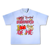 Grape Ice my teacher survived 100 days of me Urban Heavy Tee - MaliasSmallBusiness