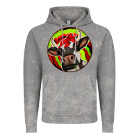 Cloud Rock Christmas Cow Vintage Hoodie - Jasminsmagicworld