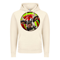Vintage Artic Christmas Cow Vintage Hoodie - Jasminsmagicworld