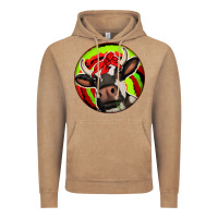 Vintage Coffee Christmas Cow Vintage Hoodie - Jasminsmagicworld