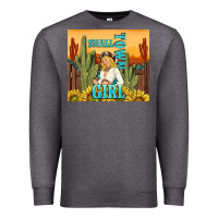 Charcoal Heather small town girl Premium Sweatshirt - TumblerDesignByShophia