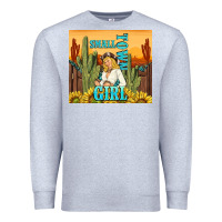 Heather Grey small town girl Premium Sweatshirt - TumblerDesignByShophia