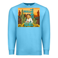 Ocean Blue small town girl Premium Sweatshirt - TumblerDesignByShophia