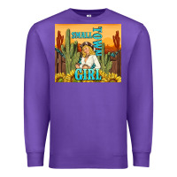 Purple small town girl Premium Sweatshirt - TumblerDesignByShophia