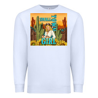 White small town girl Premium Sweatshirt - TumblerDesignByShophia