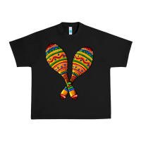 Black mexican maracas Urban Heavy Tee - AdoDesignShop