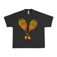 Pigment Black mexican maracas Urban Heavy Tee - AdoDesignShop