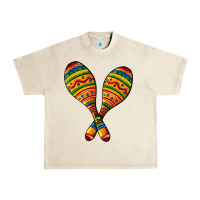 Sandshell mexican maracas Urban Heavy Tee - AdoDesignShop