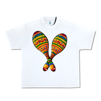 White mexican maracas Urban Heavy Tee - AdoDesignShop