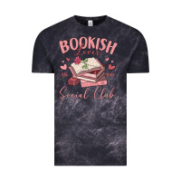 Cloud Black bookish lover social club Vintage Tee - MaliasSmallBusiness