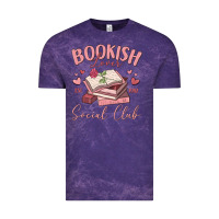 Cloud Purple bookish lover social club Vintage Tee - MaliasSmallBusiness