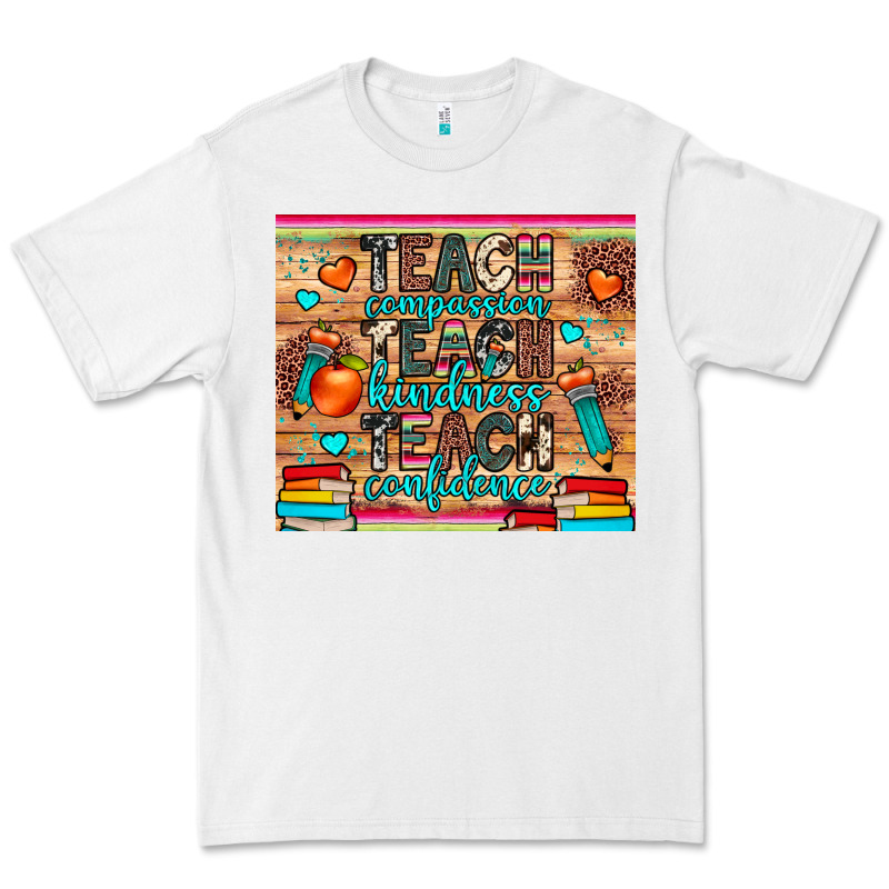 Teach Compassion Kindness Confidence Premium Tee by JahusDesignShop | Teevron