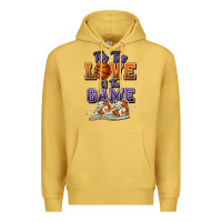 Antique Gold for the love of the game basketball Premium Hoodie - HowdyJamesFarm