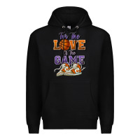Black for the love of the game basketball Premium Hoodie - HowdyJamesFarm