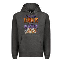 Charcoal Heather for the love of the game basketball Premium Hoodie - HowdyJamesFarm