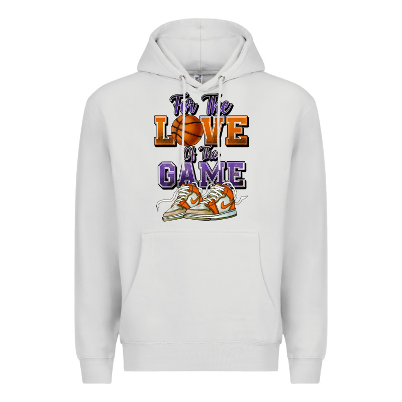 For The Love Of The Game Basketball Premium Hoodie by HowdyJamesFarm | Teevron