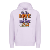 Lilac for the love of the game basketball Premium Hoodie - HowdyJamesFarm