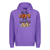 Purple for the love of the game basketball Premium Hoodie - HowdyJamesFarm