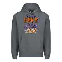 Rock for the love of the game basketball Premium Hoodie - HowdyJamesFarm