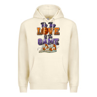 Sandshell for the love of the game basketball Premium Hoodie - HowdyJamesFarm