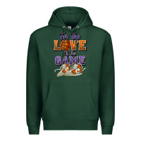 Sports Green for the love of the game basketball Premium Hoodie - HowdyJamesFarm