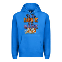 True Royal for the love of the game basketball Premium Hoodie - HowdyJamesFarm