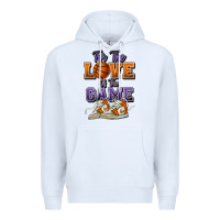 White for the love of the game basketball Premium Hoodie - HowdyJamesFarm