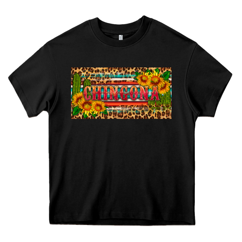 Chingona License Plate Heavy Core Tee by HRA Design Shop | Teevron