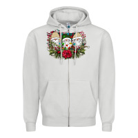 Dove Grey Christmas Gnomes Zipper Hoodie - Bettercallsaul