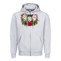 Heather Grey Christmas Gnomes Zipper Hoodie - Bettercallsaul