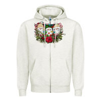 Oatmeal Heather Christmas Gnomes Zipper Hoodie - Bettercallsaul