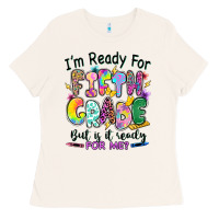Bone I'm ready for fifth grade but is it ready for me Ladies Tee - RanaPortraitStore