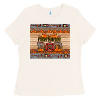Bone firefighter dad Ladies Tee - HRA Design Shop