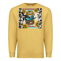 Antique Gold ocd with cow Premium Sweatshirt - TumblerDesignByShophia