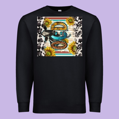 Ocd With Cow Premium Sweatshirt Designed By Tumblerdesignbyshophia