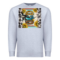 Heather Grey ocd with cow Premium Sweatshirt - TumblerDesignByShophia