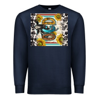 Navy ocd with cow Premium Sweatshirt - TumblerDesignByShophia