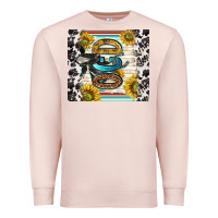 Pale Pink ocd with cow Premium Sweatshirt - TumblerDesignByShophia