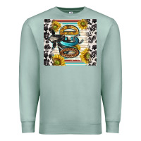 Seafoam ocd with cow Premium Sweatshirt - TumblerDesignByShophia