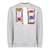 Heather Grey positive affirmation Heavyweight Sweatshirt - MaliasSmallBusiness