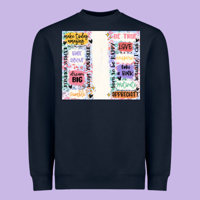 Positive Affirmation Heavyweight Sweatshirt Designed By Maliassmallbusiness