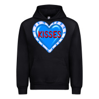 Black valentine's day hearts Urban Hoodie - FaDigitalArtStudio