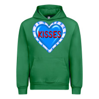 Emerald valentine's day hearts Urban Hoodie - FaDigitalArtStudio