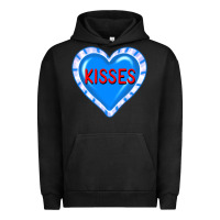Pigment Black valentine's day hearts Urban Hoodie - FaDigitalArtStudio