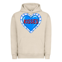 Pigment French Oak valentine's day hearts Urban Hoodie - FaDigitalArtStudio