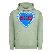 Pigment Oil Green valentine's day hearts Urban Hoodie - FaDigitalArtStudio